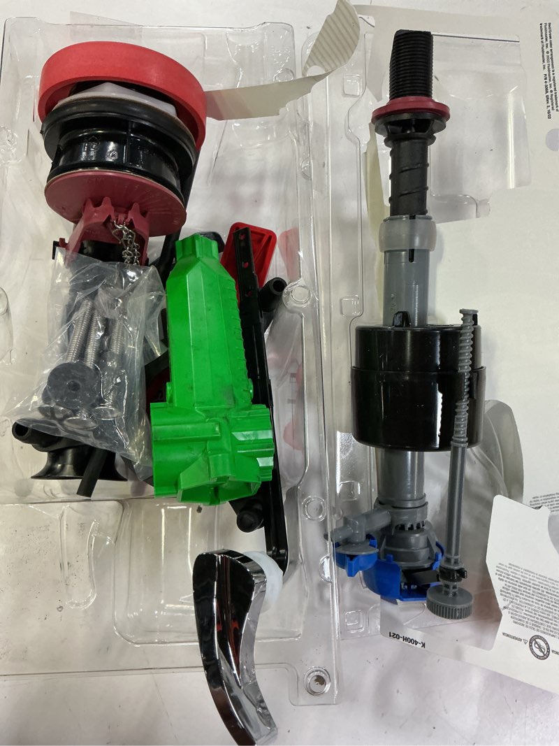 Condition photo showing As Is for fluidmaster performax the everything toilet repair kit multicolored plastic for universal