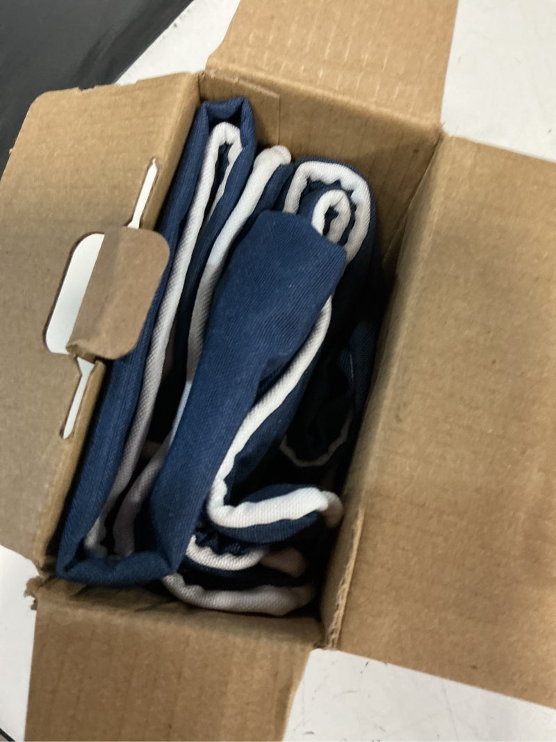 Condition photo showing Good Condition for miulee pack of 2 outdoor waterproof pillow covers decorative lumbar throw pillows solid color farmhouse couch cushion covers for patio tent bed sofa living room 12x20 inch navy blue 20" x 12" (pack of 2) navy blue