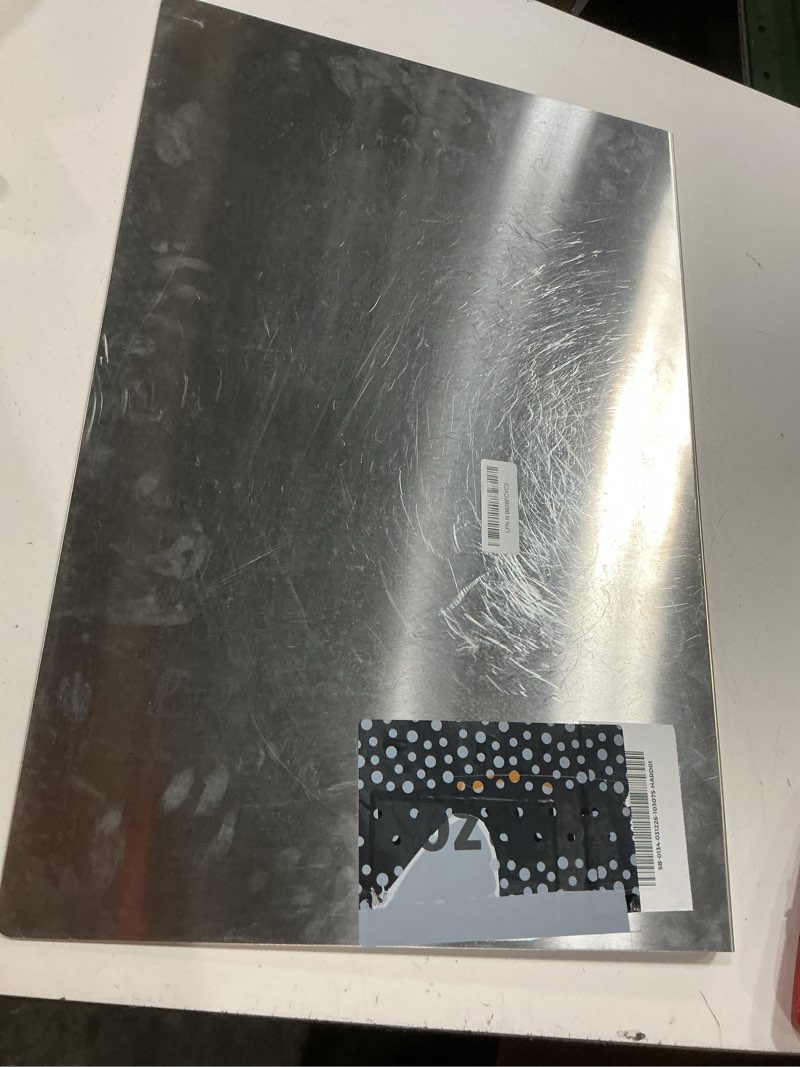 Condition photo showing As Is for stainless steel cutting boards for the kitchen, suitable for meat, fruits, vegetables, bread, and baking large-sized cutting boards (60 x 40cm/23.6 x 15.7 in) 23.6"l x 15.7"w