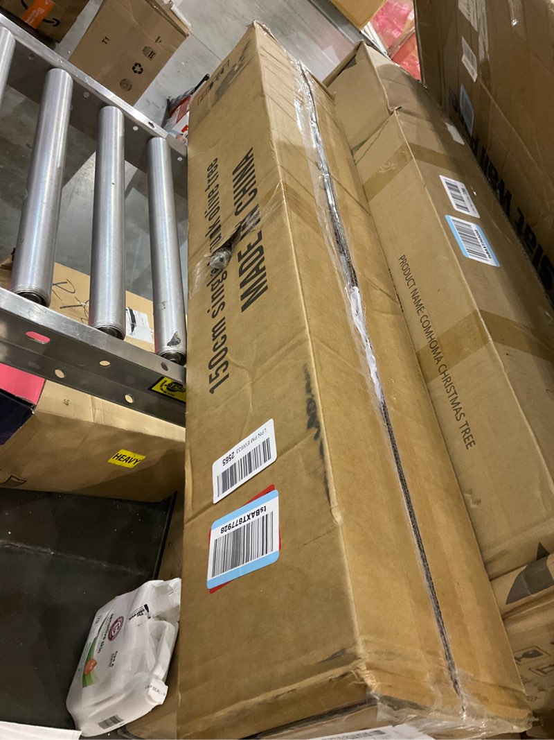 Condition photo showing As Is for 5ft Artificial Olive Tree Faux Olive Plant for Home Decor, Large Fake Olive Tree Modern Farmhouse Style, Floor Plant for Indoor Artificial Trees for Home Decor Indoor, Arbol de Olivo Artificial