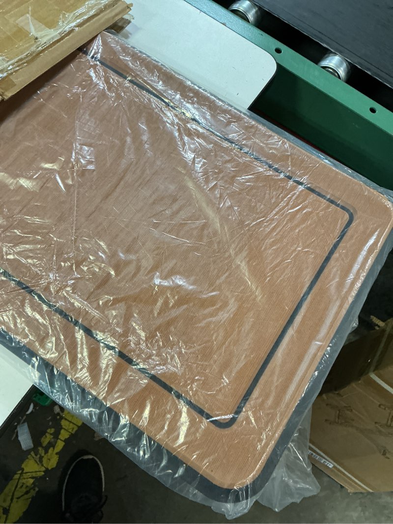 Condition photo showing New/Like New for 20mm thick helm station pad with adhesive backing non slip boat standing mat anti fatigue boat flooring boat helm pad for rv sea deck marine decking console, grey, black brown 36 x 14 in