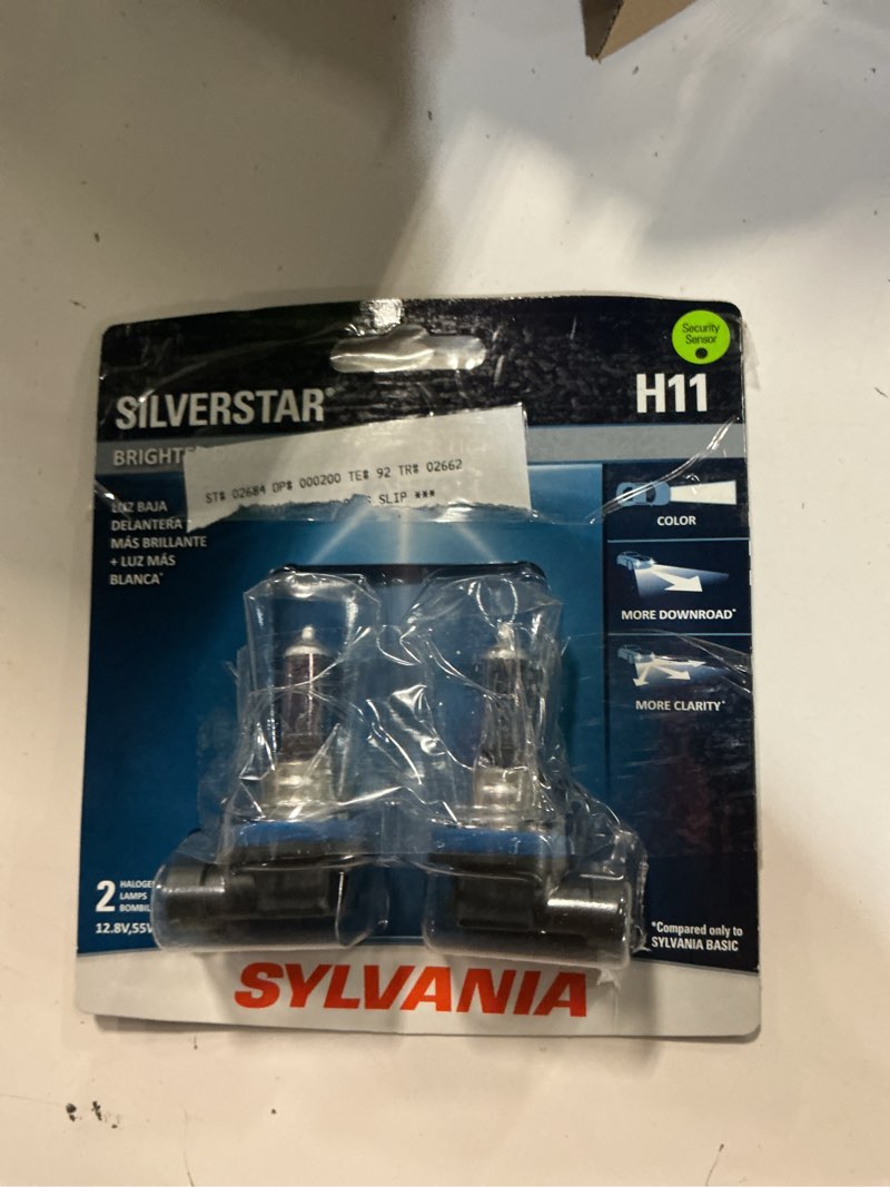 Condition photo showing Good Condition for sylvania h11 silverstar halogen headlight bulb, 2 pack, compatible with multiple cars
