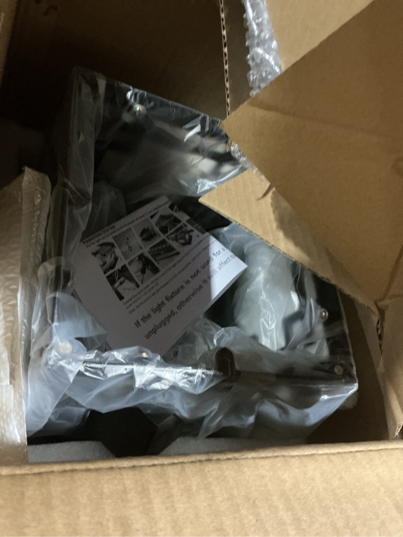 Condition photo showing Good Condition for Modern Luxury LED Landscape Lighting with Remote Control - Solar Powered Pillar Post Cap Light for Fence, Deck, Lawn, Porch & Column Black