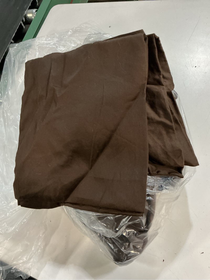 Condition photo showing Good Condition for quince signature giza cotton sateen sheet set, king, espresso