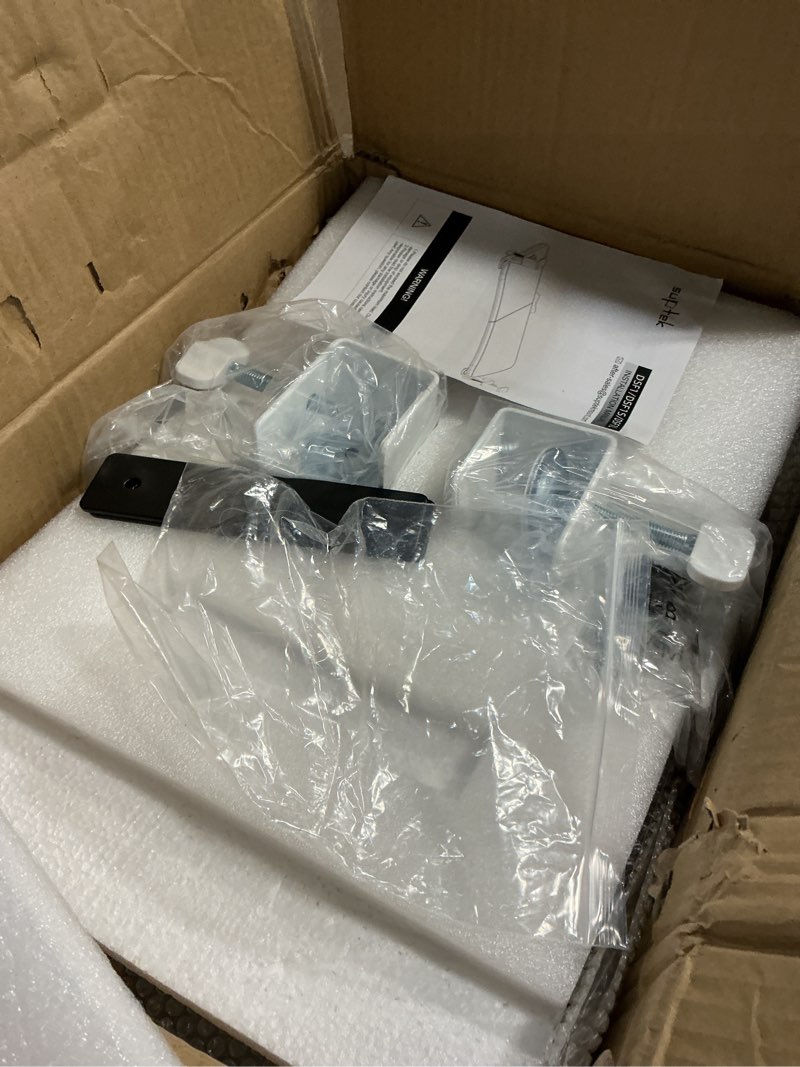 Condition photo showing Good Condition for suptek Large Keyboard Tray Under Desk Pull Out with C Clamp Mount, Computer Keyboard & Mouse Tray, 34 (38 Including Clamps) x 11.8 inch Slide-Out Platform Computer Drawer for Typing, White, DSF1LW White 34“