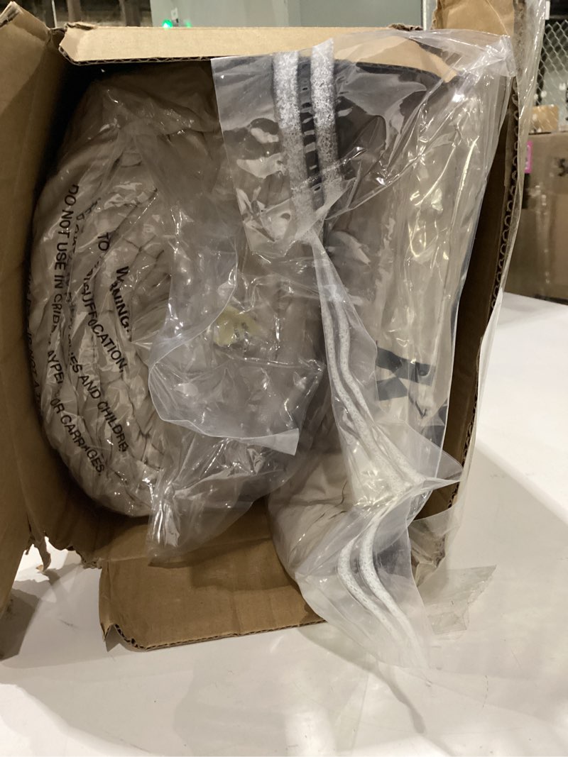 Condition photo showing New/Like New for SIMILAR TO SIZE UNKNOWN Monbix Comforter Set - 7 Pieces Beige Bed in a Bag Queen Bedding Sets with Comforters, All Seasons Comforter Bed Set with Sheets,Pillowcases & Shams Apricot Beige Queen(90\"X90\")