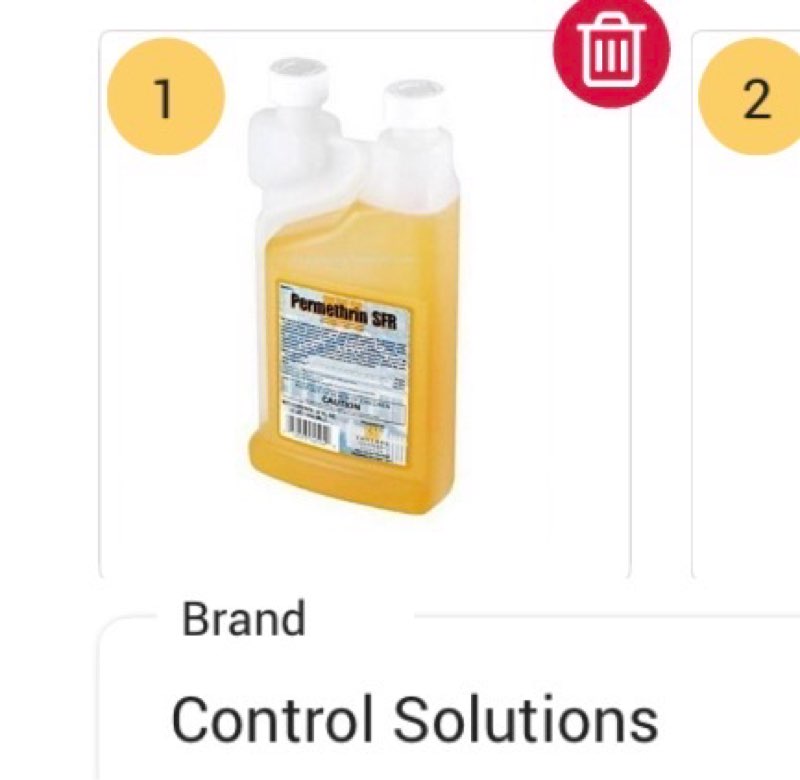 Permethrin SFR Termiticide Insecticide - Kills Termites and Household Pest Insects - 16 fl oz Bottle by Control Solutions