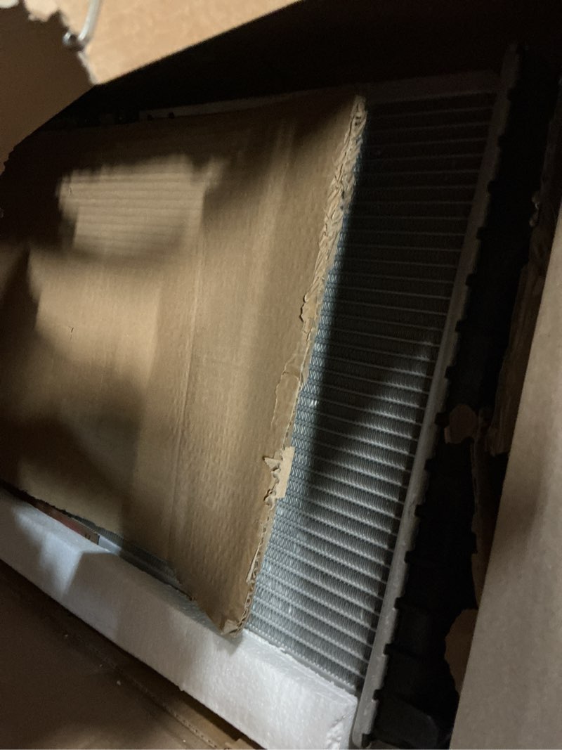 Condition photo showing As Is for dwvo radiator complete radiator compatible with 2000-2003 chevy impala, 2000-2003 chevy monte carlo, 2000-2005 buick century, 2000-2004 buick regal 3.1l 3.4l 3.8l v6 dwrd1009 00-03 impala & 00-03 monte carlo