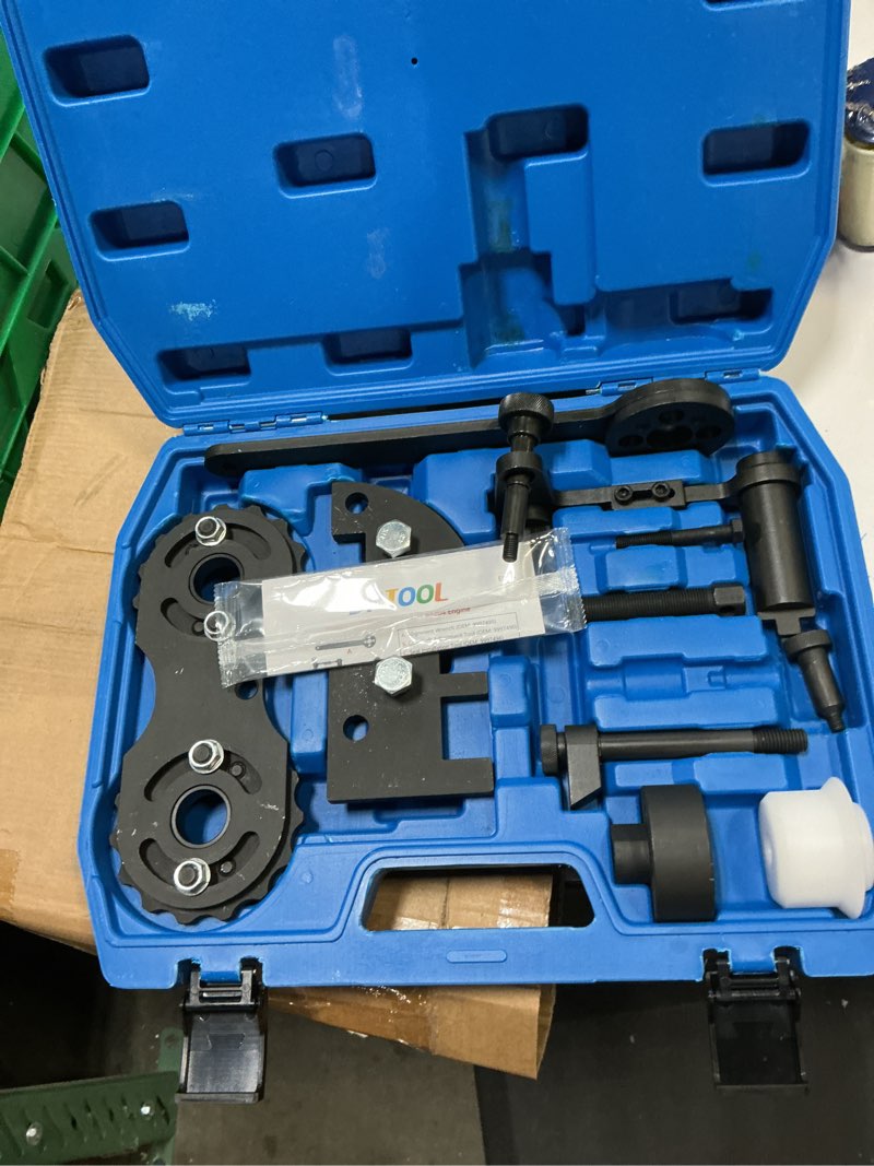 Condition photo showing Good Condition for DPTOOL Camshaft Alignment Tool Kit Camshaft Chain Timing Tool Set for New Volvo 2.0T S60 S80 V60 V70 XC60 XC70 XC80 Engines Timing Belt Tool Replace 9997490 9997493 9997495 9997496 9997497 for 2.0T
