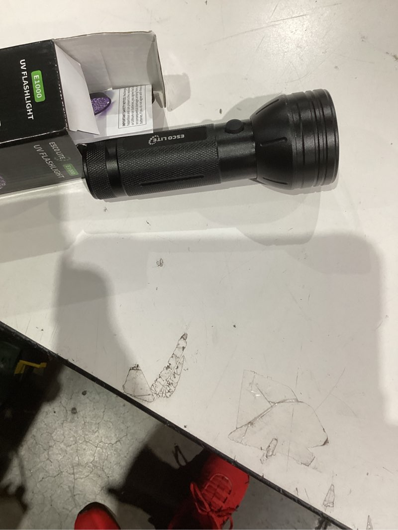 Condition photo showing Good Condition for ESCO LITE UV Flashlight Black Light, 51 LED 395 nM Ultraviolet Blacklight Detector for Dog Urine, Pet Stains and Bed Bug