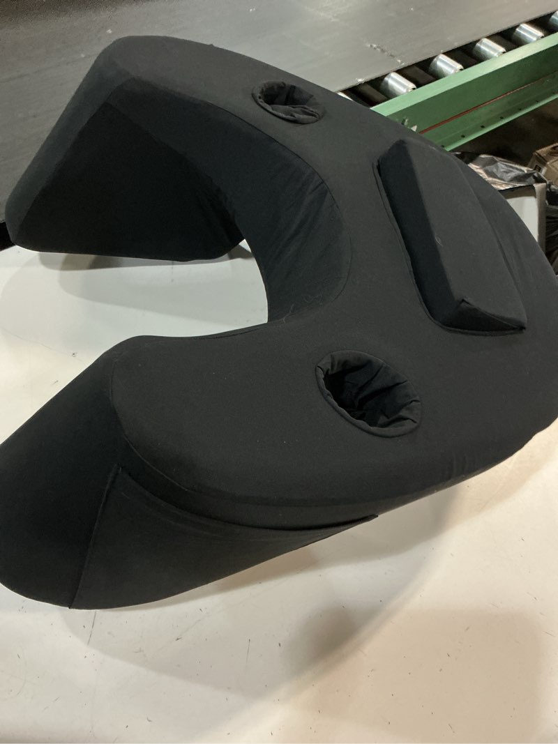 Condition photo showing Good Condition for reading pillow for gaming, memory foam gaming pillow, arm rest pillow with 2 side pockets&cup holders, large reading lap pillow for gaming, reading, working sitting in bed floor sofa