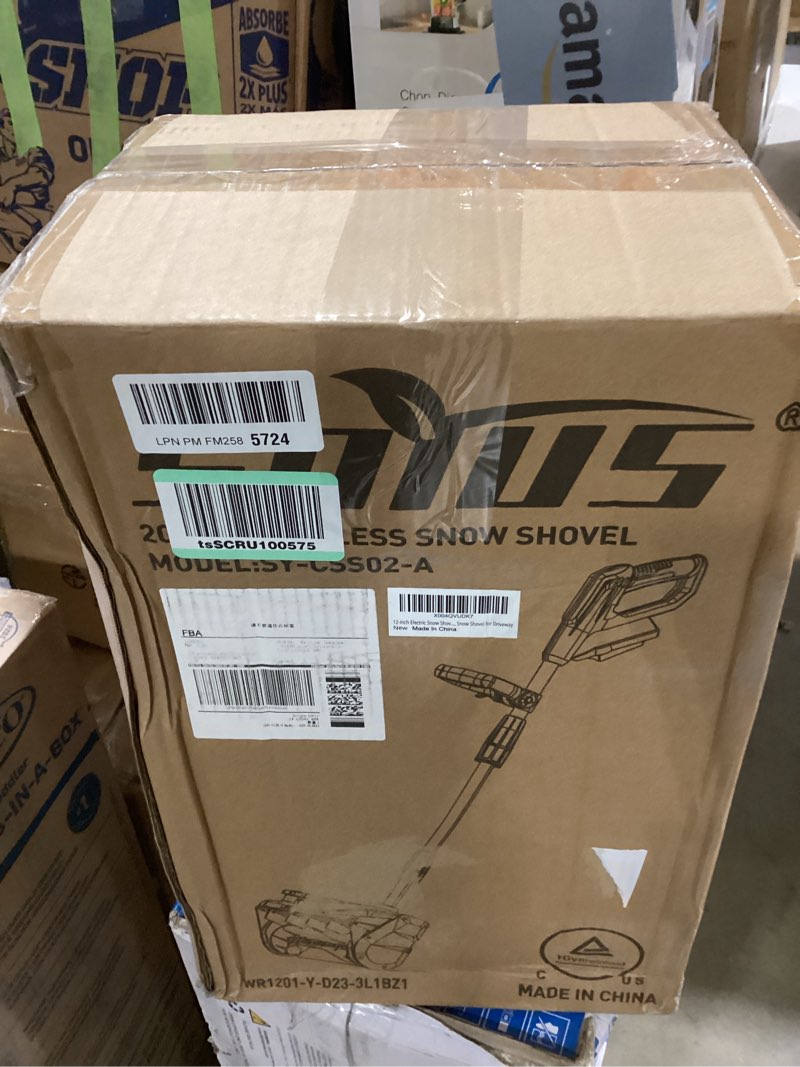 Condition photo showing Good Condition for Cordless Snow Shovel, 20V 12-Inch Electric Snow Blower, Electric Snow Shovel with Directional Plate 