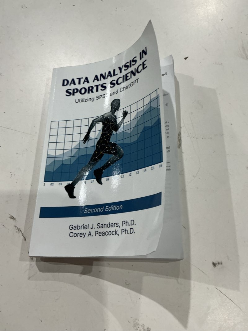 Condition photo showing Good Condition for data analysis in sports science: utilizing spss and chatgpt