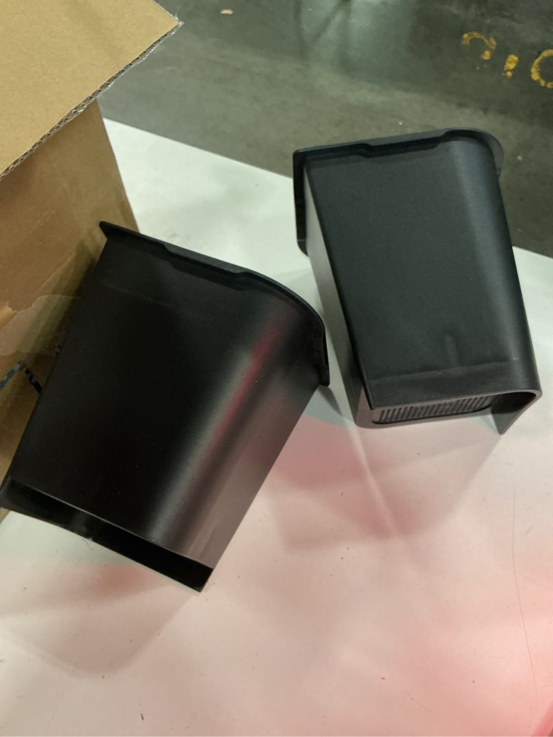 Condition photo showing Good Condition for bed risers 8 inch heavy duty black, 8 pack oversized furniture risers, bed lifts risers for table, chair, couch, desk, bed frame risers supports up to 6,500 lbs 8 inch black-8 pack