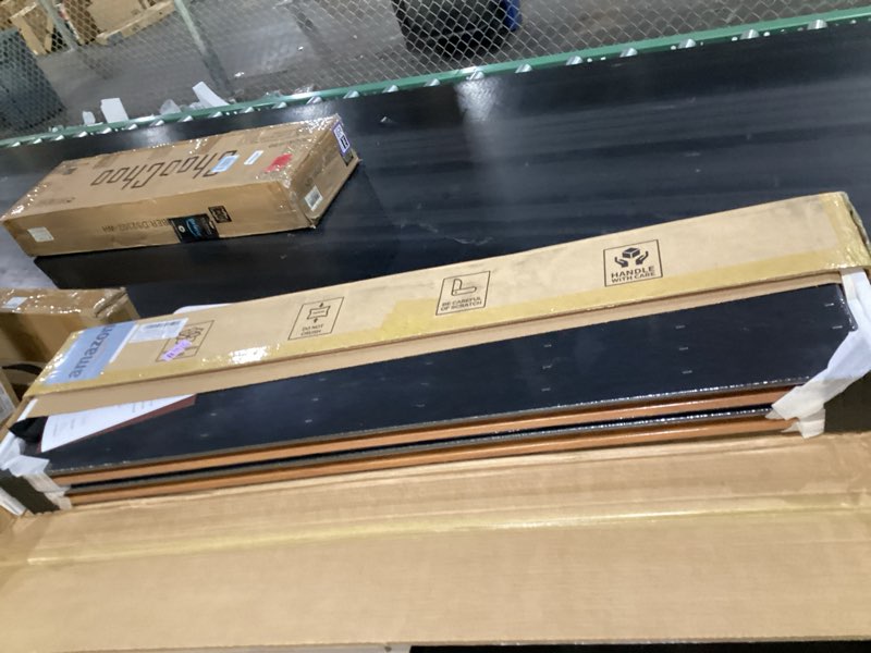 Condition photo showing Good Condition for 4 pack acoustic wood panels for wall 47.24" x 12.79" soundproof | wood slat wall panel for interior decor & noise reduction, sound absorbing wood wall panel for home office studio, teak 47" x 12" (4 pcs) teak