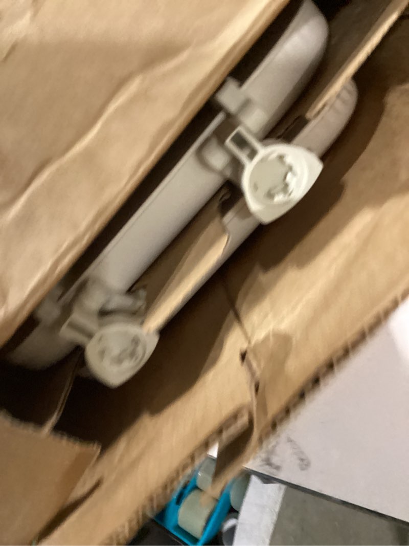 Condition photo showing Good Condition for Mayfair Padded Toilet Seat, Cushioned Soft Vinyl over Wood Core Seat, Secure Hinges, Easy Clean, Elongated, Bone Elongated Bone Toilet Seat