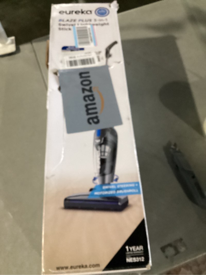 Condition photo showing As Is for eureka nes215a blaze 3-in-1 swivel handheld & stick vacuum cleaner, blue