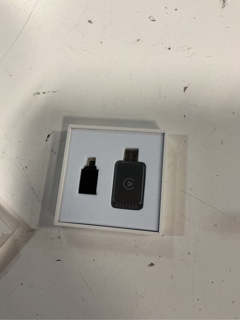 Condition photo showing Good Condition for wireless carplay adapter & android auto wireless adapter 2-in-1 fast & stable carplay wireless adapter convert wired to wireless car play adapter for ios 10+/android 11+ (grey)