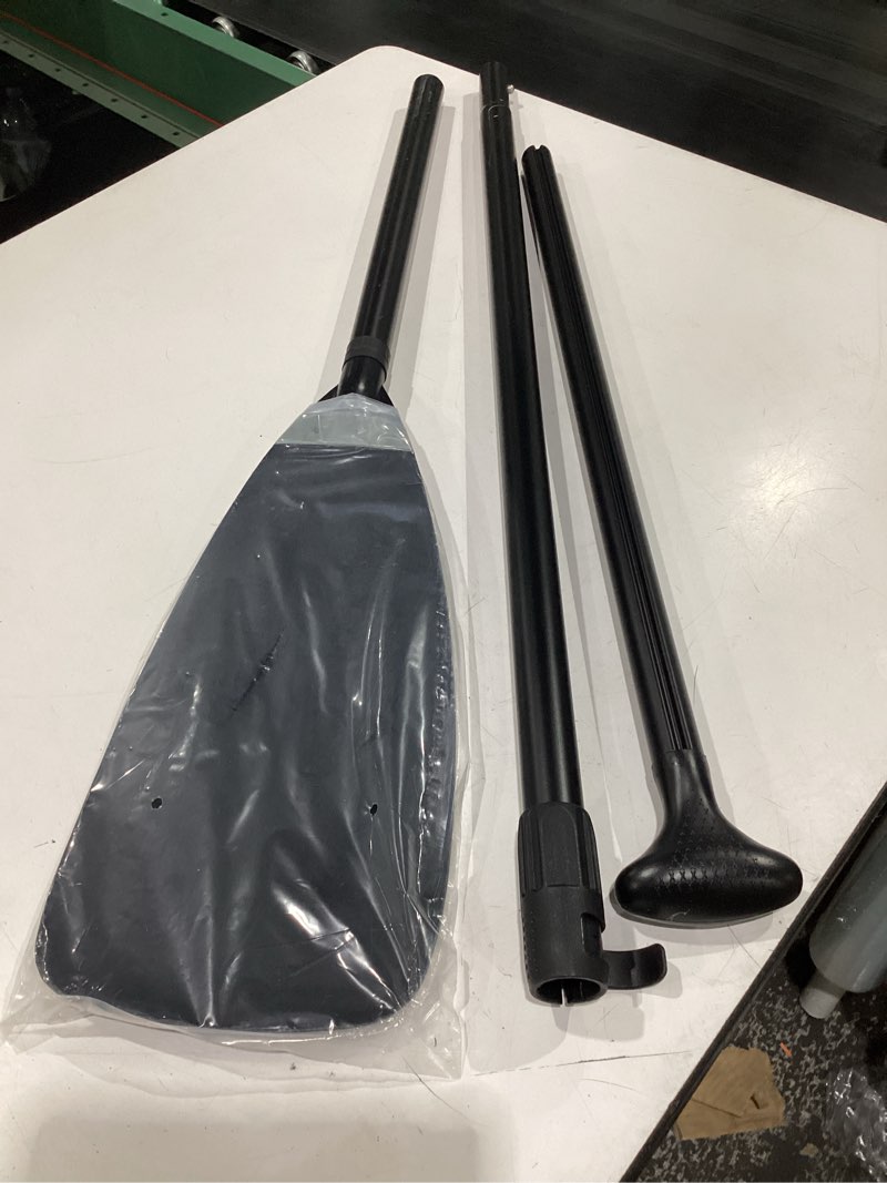 Condition photo showing New/Like New for abahub sup paddle - 3 piece adjustable paddles - lightweight stand-up paddle oars for paddleboard, adjustable aluminum alloy shaft 68" - 84", black/blue/green/orange/red/yellow plastic nylon blade