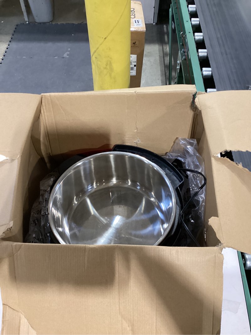 Condition photo showing Good Condition for Instant Pot 7.5QT RIO Wide, 7-in-1 Electric Multi-Cooker, Pressure Cooker, Slow Cook, Rice, Steamer, Sauté, Yogurt & Warmer, Wide Base, Large Searing Base, WhisperQuiet Steam Release Black 7.5 Quarts