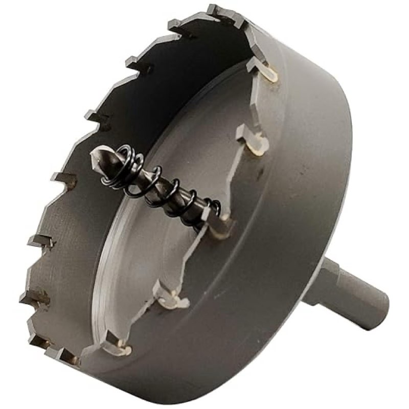 85mm / 3.34 inch Carbide Hole Saw, TCT Cutter Drill Bit, Metal Cutting Hole Saw for Metal Stainless Steel Wood Aluminum