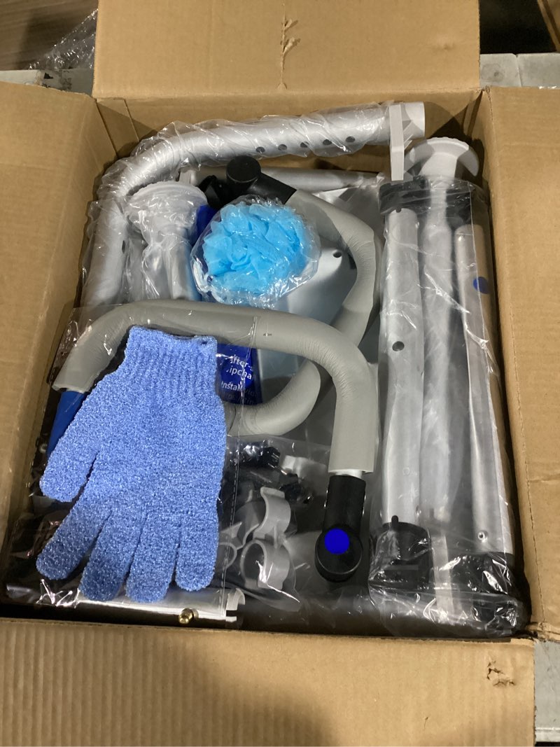 swive shower chair with arms and back heavy duty 500 lbs for seniors elderly disabled or bariatric a