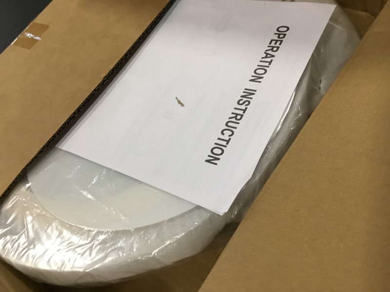 Condition photo showing Good Condition for UOFUS 32W Gold LED Flush Mount Ceiling Light 15.7inch Modern Round Ceiling Light Fixture 3000K-6000K Super Bright Circle Ceiling Lamp for Bedroom Kitchen Bathroom Entryway Hallway Stairwell Gold 15.74inch