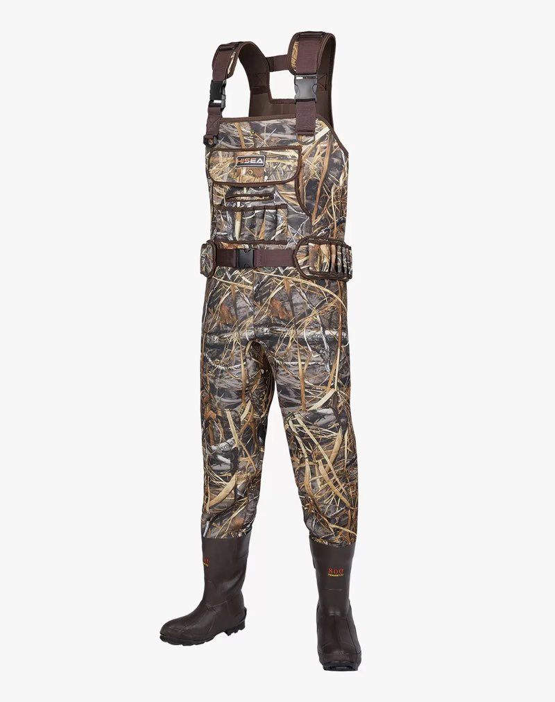 TIDEWE Chest Waders, Hunting Waders for Men with 800G Insulation, Waterproof Neoprene Camo Bootfoot Wader