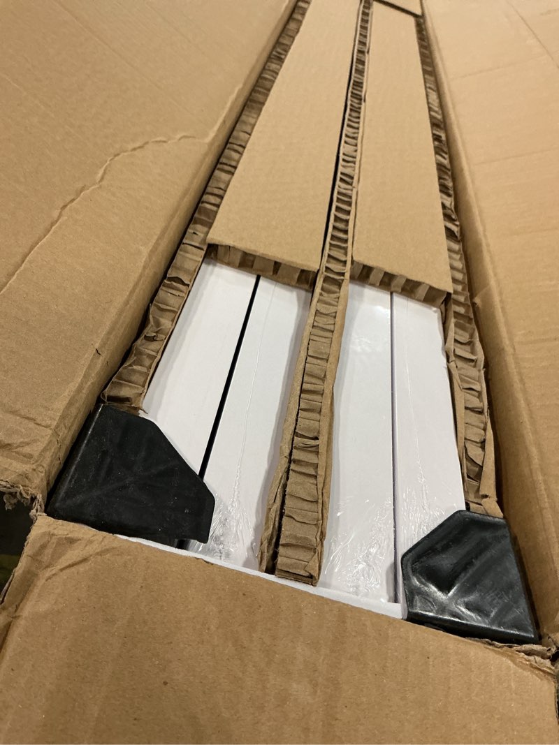 Condition photo showing As Is for 1x4 Led Flat Panel Light, 4-Pack Surface Mount Ceiling Light, 24W/30W/40W, 5200LM Smooth Triac Dimmi