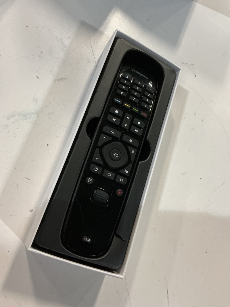Condition photo showing New/Like New for sofabaton u2 upgrade universal remote control ergonomic universal tv remote with backlight, one-touch macro buttons, bluetooth pairing, ir blaster, compatible with smart tvs/dvd/stb/projector