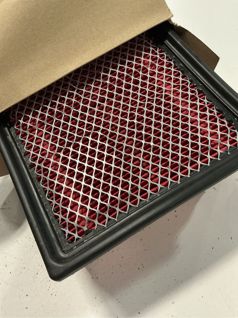 Condition photo showing As Is for super tech 1105 engine air filter  replacement for chrysler and ram truck fits select: 2013-2023 ram 2500  2013-2023 ram 3500