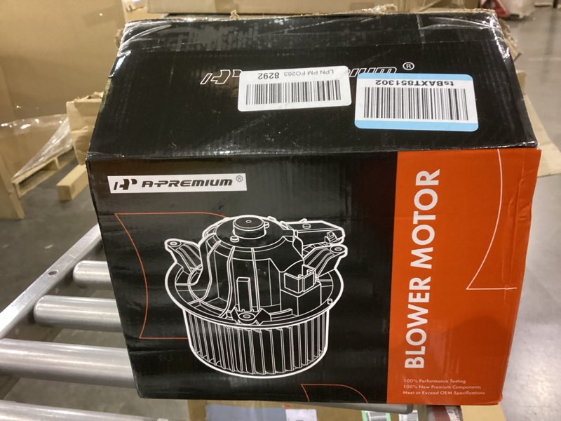 Condition photo showing As Is for Blower motor