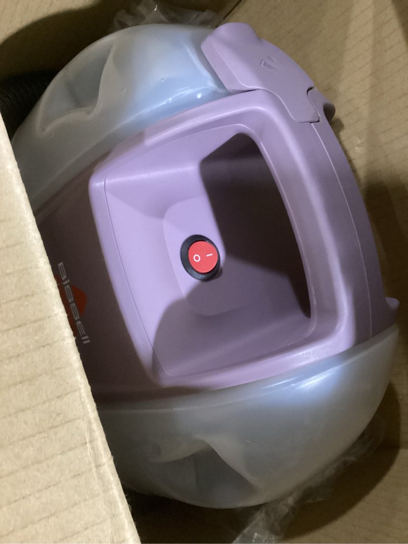 Condition photo showing Good Condition for Bissell Little Green Mini Portable Carpet and Upholstery Deep Cleaner, Car/Auto Detailer, with HydroRinse Self-Cleaning Tool and 4" Tough Stain Tool, Limited Edition Color Dusk Pink, 4075L