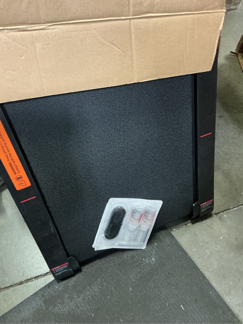 Condition photo showing As Is for freepi walking vibration pad treadmill,3 in 1 under desk vibration treadmill,portable treadmill for home black f