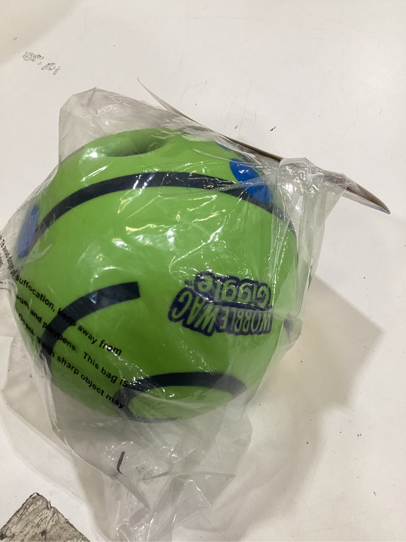 Condition photo showing Good Condition for wobble wag giggle for all size dogs plastic interactive dog toy