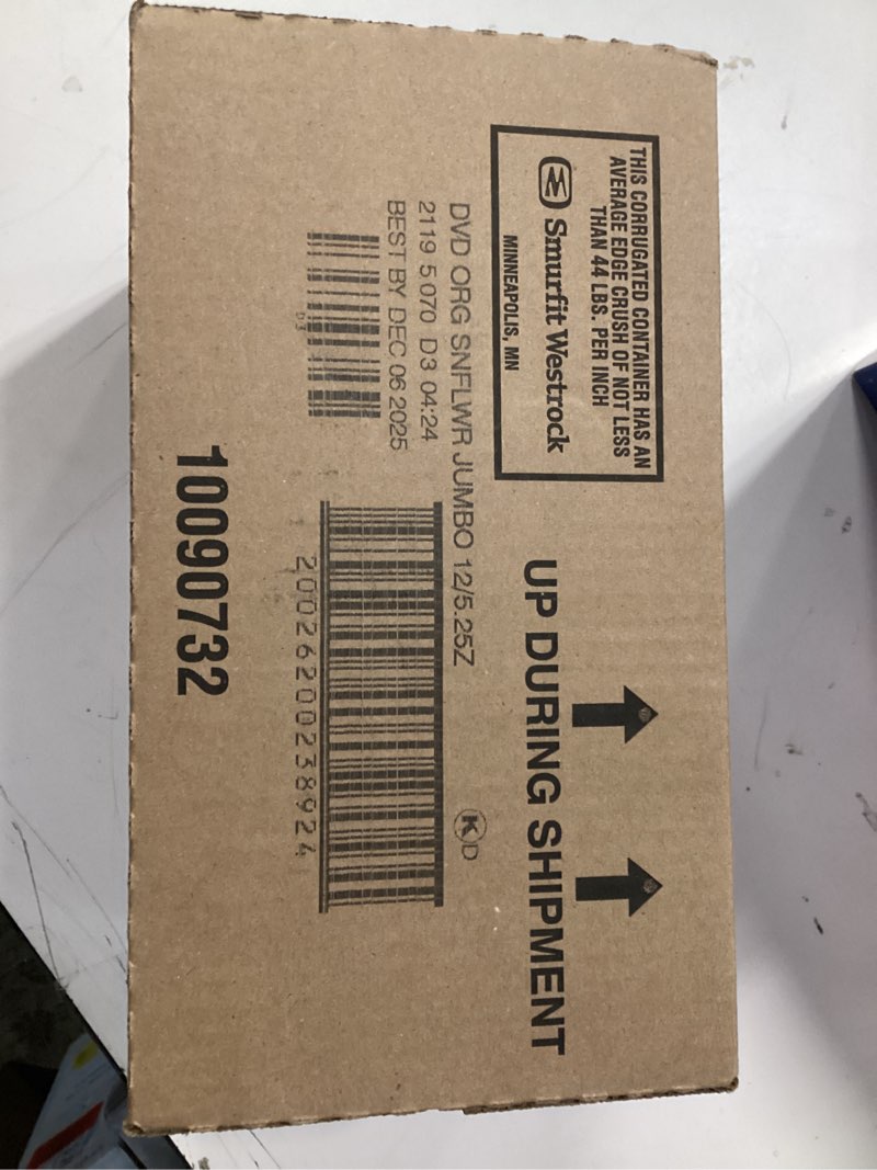 Condition photo showing New/Like New for DAVID SEEDS Roasted and Salted Original Jumbo Sunflower Seeds, Keto Friendly, 5.25 Oz, 12 Pack Original 5.25 Ounce (Pack of 12)