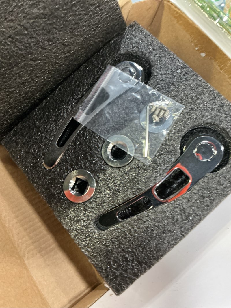 Condition photo showing Good Condition for 1 Pair Left & Right Chrome Billet Aluminum Door Handle Kit 4 1/4" Door Handles Compatible with Chevy Ford Mopar Silver-Door Handle