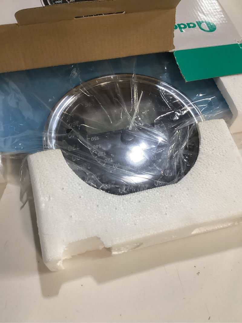 Condition photo showing Good Condition for Adamson Hybrid 2-in-1 Analog & Digital Weighing Scale for Body Weight up to 400lbs + Thick Tempered Glass + Extra Large Display + Easy to Read Digital Bathroom Scale + New - Light Blue