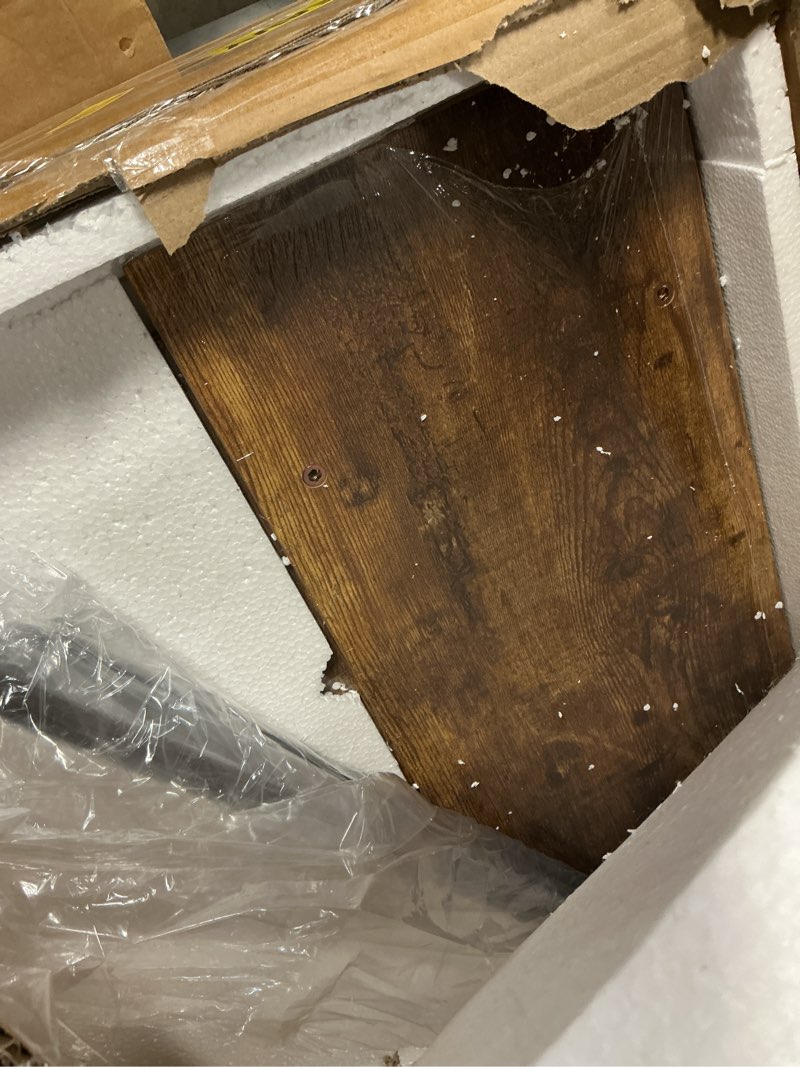 Condition photo showing Good Condition for 40-50 Gallon Fish Tank Stand, 36.6" x 18.5" Metal Aquarium Stand with Plant Shelf, 4-Shelf Fish Tank Stand for Fish Tank Accessories Storage fits Aquarium,Turtle Tank, or Reptile Terrariums, Tank not Included