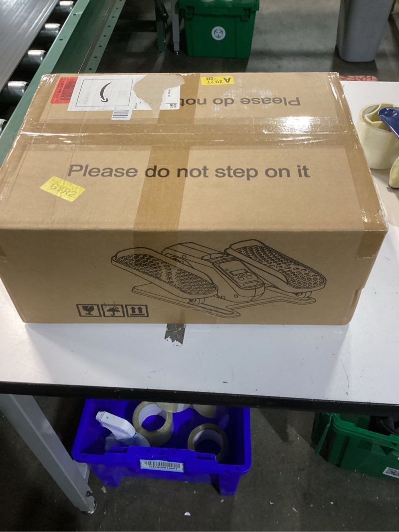 Condition photo showing New/Like New for Under Desk Elliptical Machine, Electric Elliptical Exerciser for Senior, Quiet & Small Electric Seated Pedal Exerciser for Home with Display Monitor, Remote Control & 12 Adjustable Speeds Blue