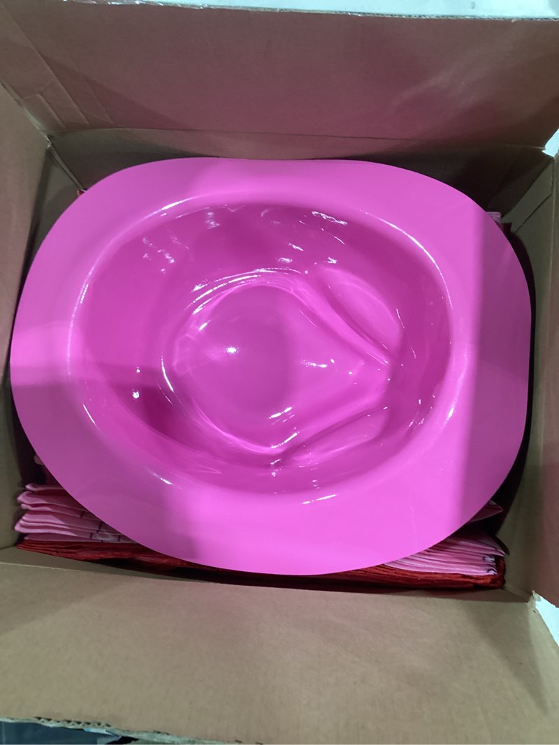 Condition photo showing As Is for Haysandy 24 Pieces Western Cowboy Hat Set, Felt Cowboy Themed Party Hats with Paisley Bandanas for Kids Costume Party(Brown, Pink, Red)