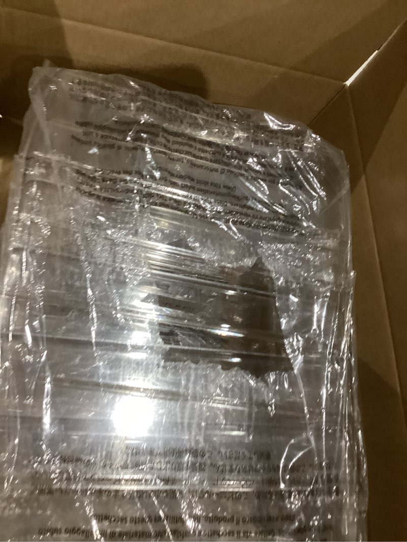 Condition photo showing Good Condition for mDesign Long Plastic Drawer Organizer Box, Storage Organizer Bin Container; For Closets, Bedrooms, Use for Leggings, Socks, Ties, Jewelry, Accessories - Lumiere Collection - 6 Pack - Clear