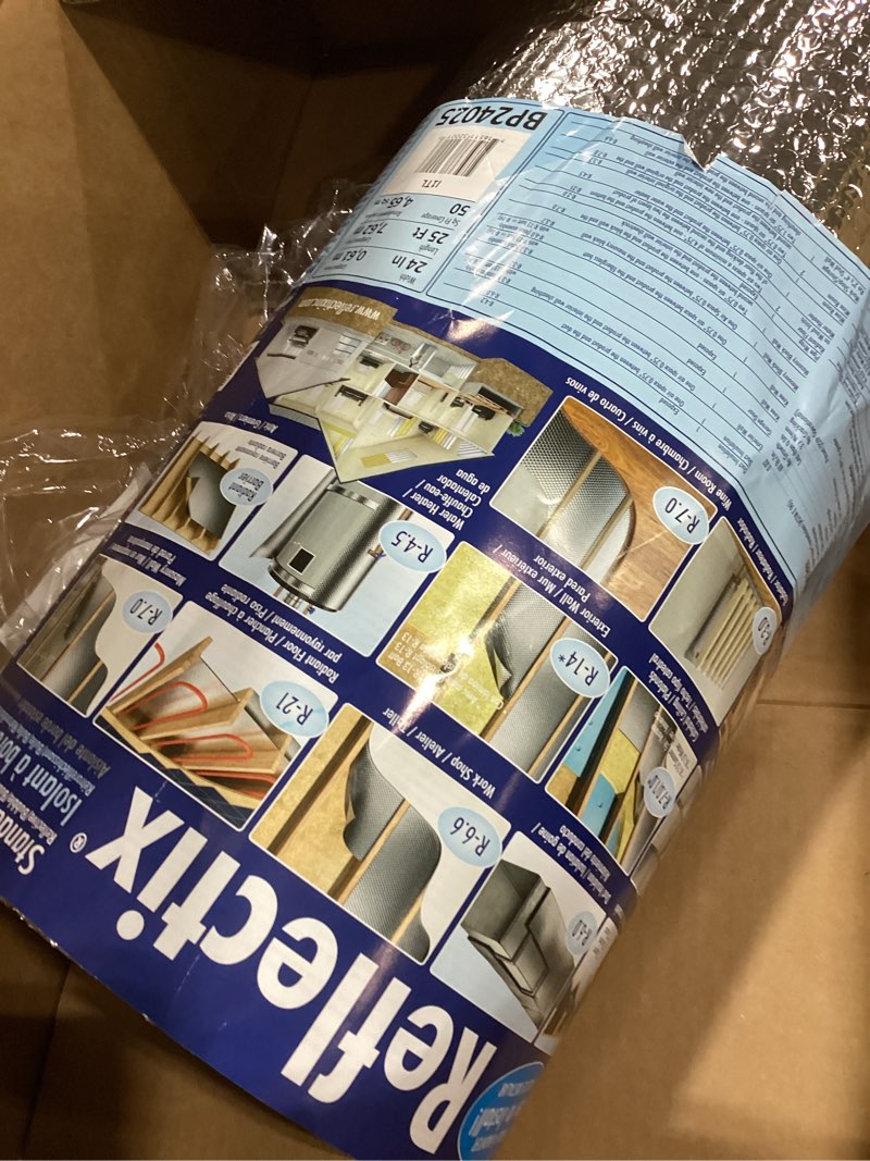 Condition photo showing New/Like New for Reflectix BP24025 24-Inch by 25-Feet Bubble Pack Insulation, 1-Unit