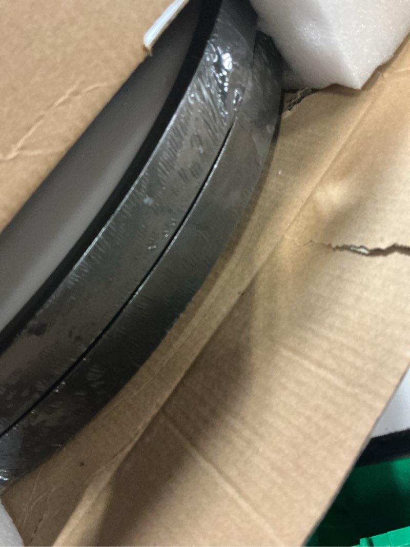 Condition photo showing New/Like New for 2Pack 16 Inch Dimmable LED Flush Mount Ceiling Light Panel,32W 3480LM,3000K/4000K/6000K CCT Selectable,Ultra Thin Round Black Ceiling Light Fixture for Hallway Kitchen Bedroom Home Office Bathroom Dimmable-16IN-2PACK Black