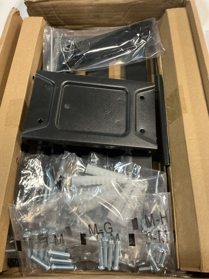 Condition photo showing New/Like New for monTEK Heavy Duty TV Wall Mount for 37-90 inch TV up to 165lbs, 4X Load Tested, Full Motion with Dual Articulating Arms, Tool-Free Tilt, Swivel & Extend, VESA 200x100 to 600x400, Fits 12“/16" Studs 37-90" Full Motion TV Wall Mount