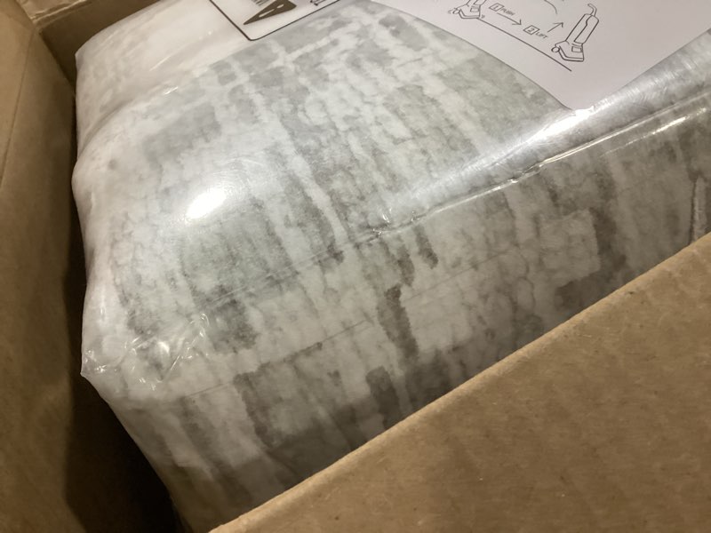 Condition photo showing New/Like New for Area Rugs 9x12 Living Room, Large Soft Washable Abstract Neutral Bedroom Rug, Non-Slip Stain Resistant Floor Carpet for Dining Room Nursery, Brown/Grey 9' x 12' (Rectangular) Brown/Grey