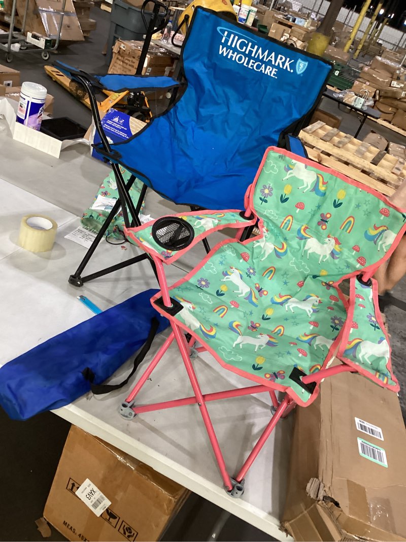 2 foldable chairs.  as is.