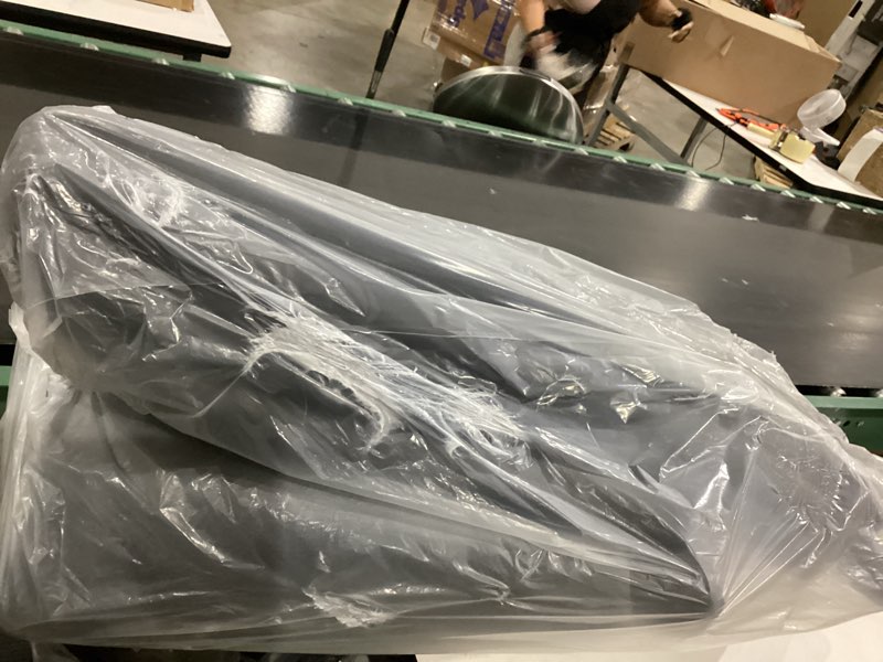 Condition photo showing Good Condition for acomopack baby play mat for floor,1.3" thick elasti-foam 59"×71" non-slip water repellent,non-toxic playpen mat for infants toddlers kids, ultra soft coral velvet for tummy time crawling?dark grey? dark grey 59"×71"