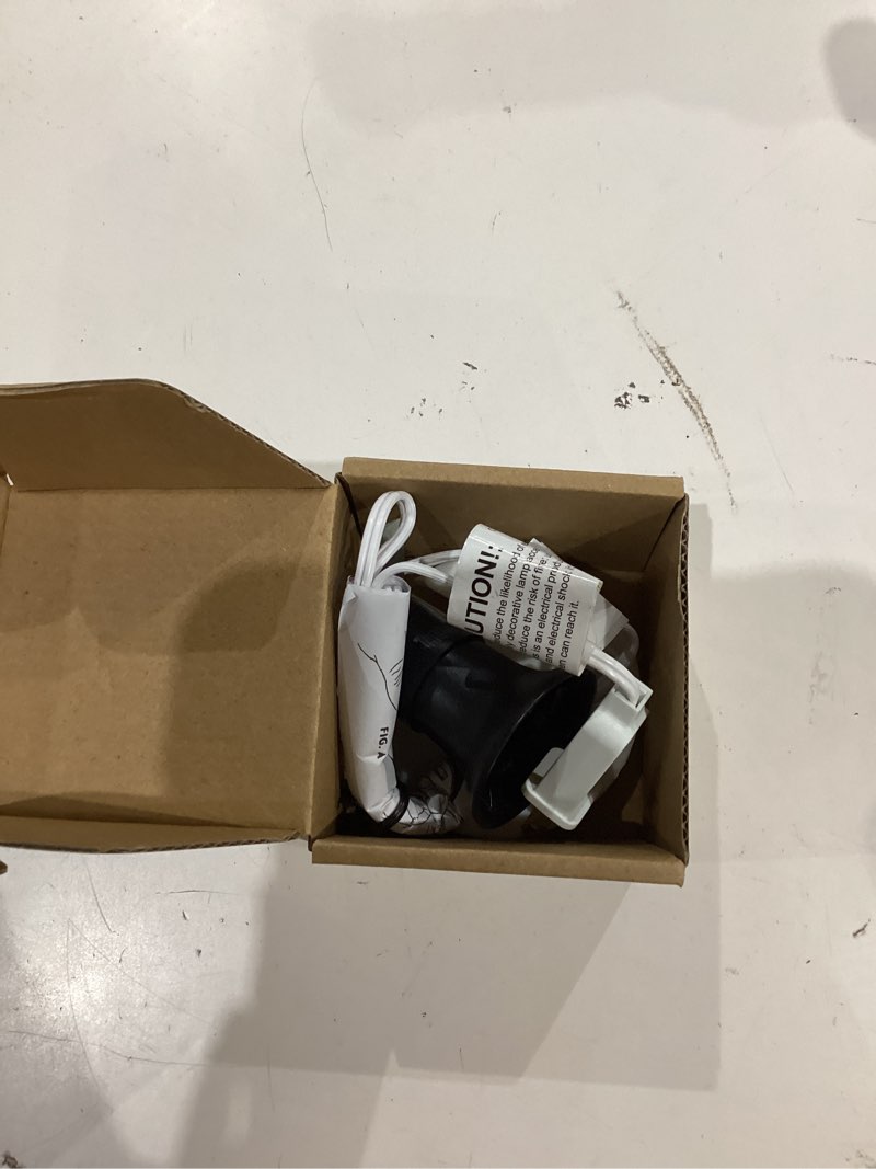 Condition photo showing As Is for blow mold light kit replacement – light cord for blow mold plastics with white plate | halloween, christmas & new year decorations 1