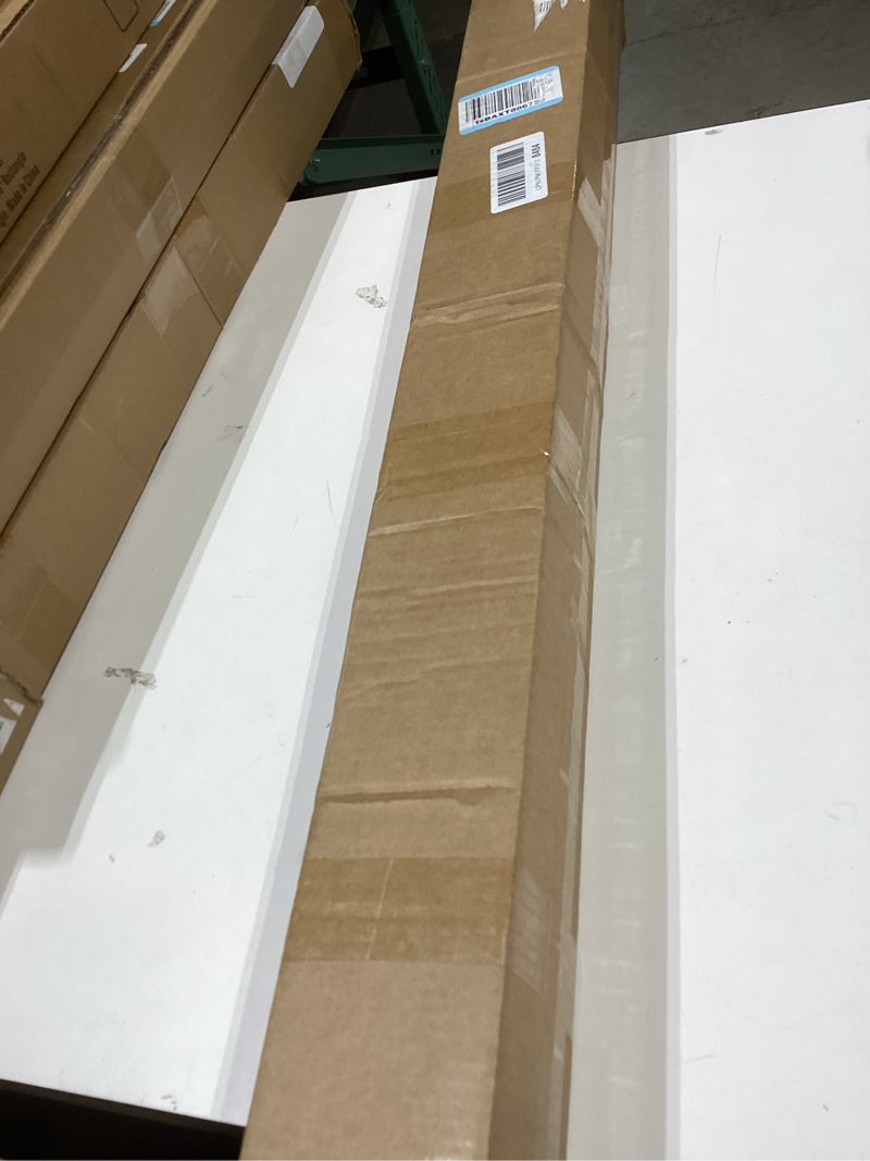 Condition photo showing Good Condition for double curtain track wall mounted, roman rod for curtain, aluminum heavy-duty silent rail, sliding curtain track system with silent rollers, for room divider living bedroom room (black, 4.3ft)